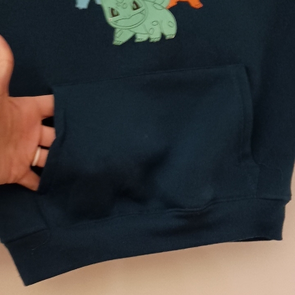 Pokemon Navy Hoodie with Colorful Characters - Picture 3 of 4